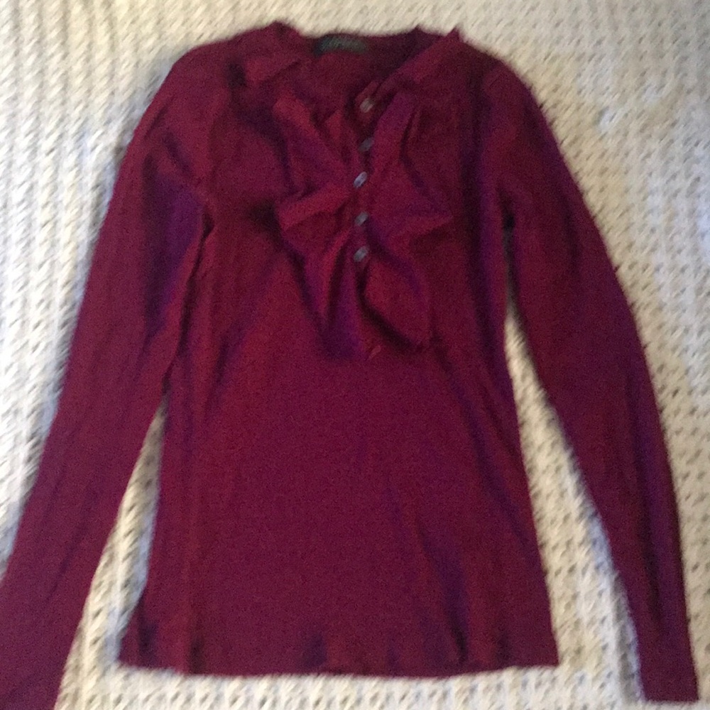 Ralph Lauren ruffled top